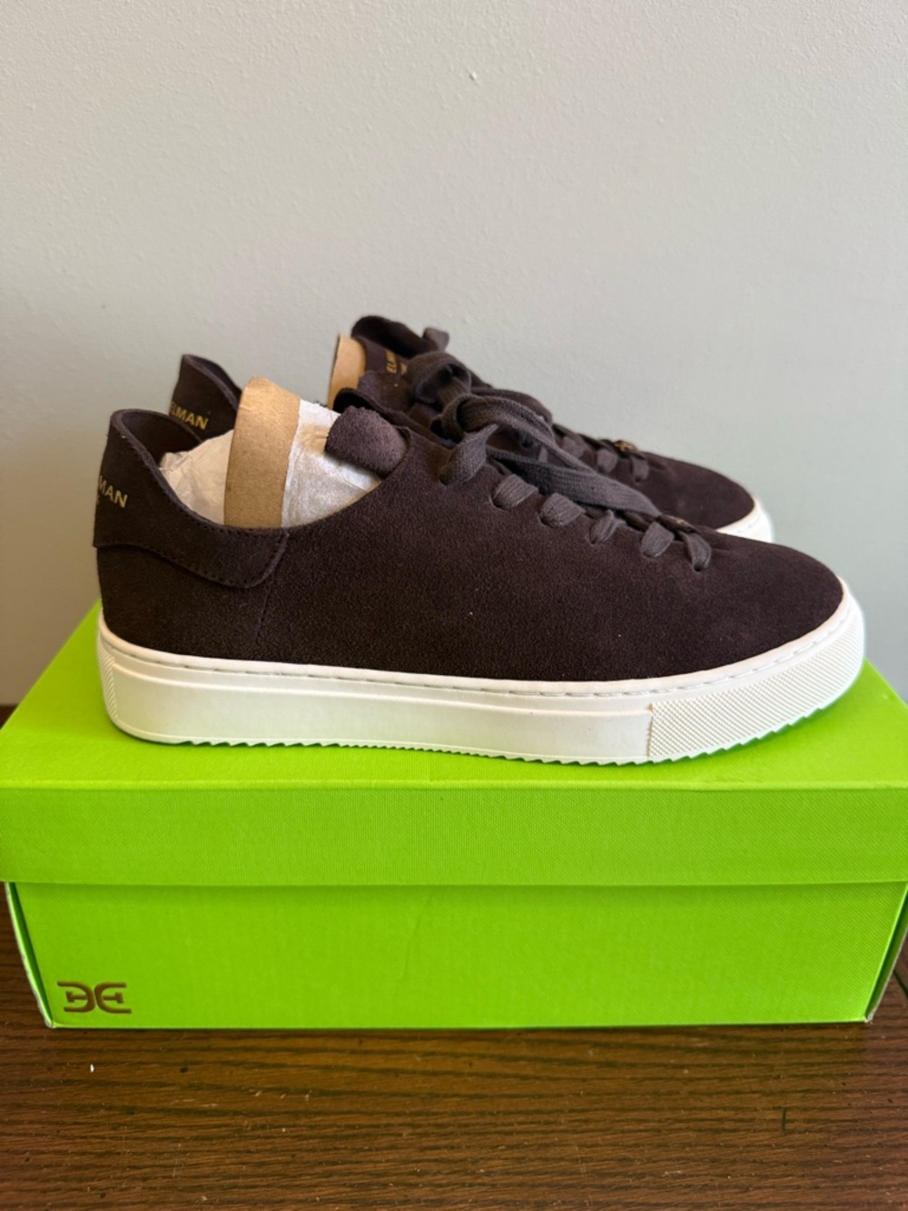 Sam Edelman Poppy‎ Cafe Brown sneakers  suede 7.5 - Picture 6 of 8